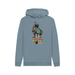 Stone Blue Boba Fat - Exclusive Design Men's Organic Cotton Hoodie