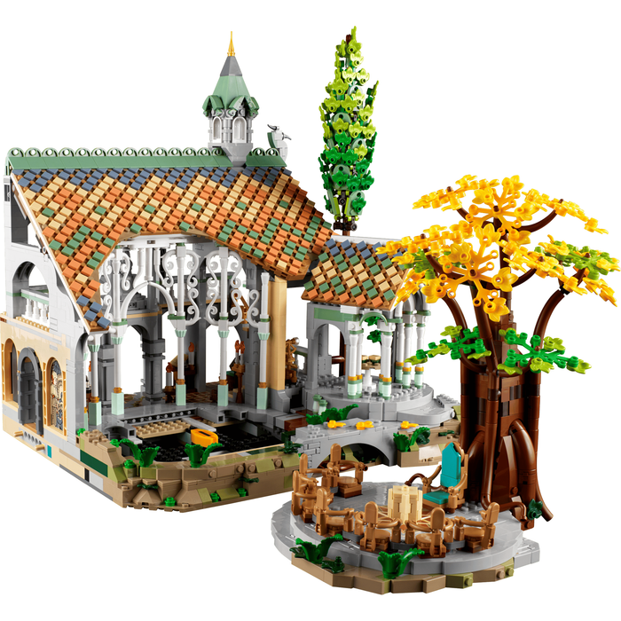 LEGO Icons 10316 The Lord of the Rings: Rivendell Rivendell side view