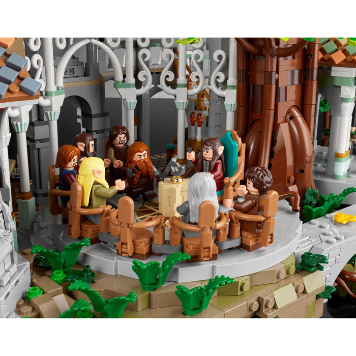 LEGO Icons 10316 The Lord of the Rings: Rivendell interior detail