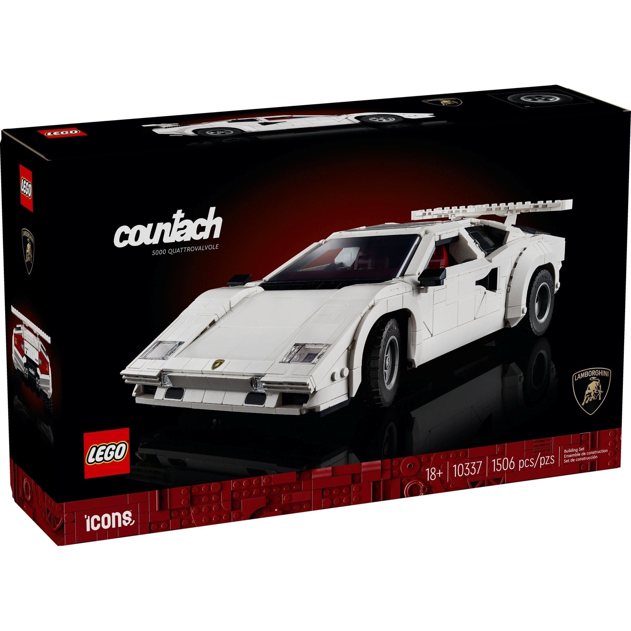 LEGO Icons 10337 Lamborghini Countach 5000 Quattrovalvole LEGO Icons 10337 Lamborghini Countach 5000 Quattrovalvole