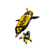 LEGO Icons 10355 Blacktron Renegade wing-mounted space speeder with pilot