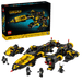 LEGO Icons 10355 Blacktron Renegade box front with the built spaceship, rover and minifigures