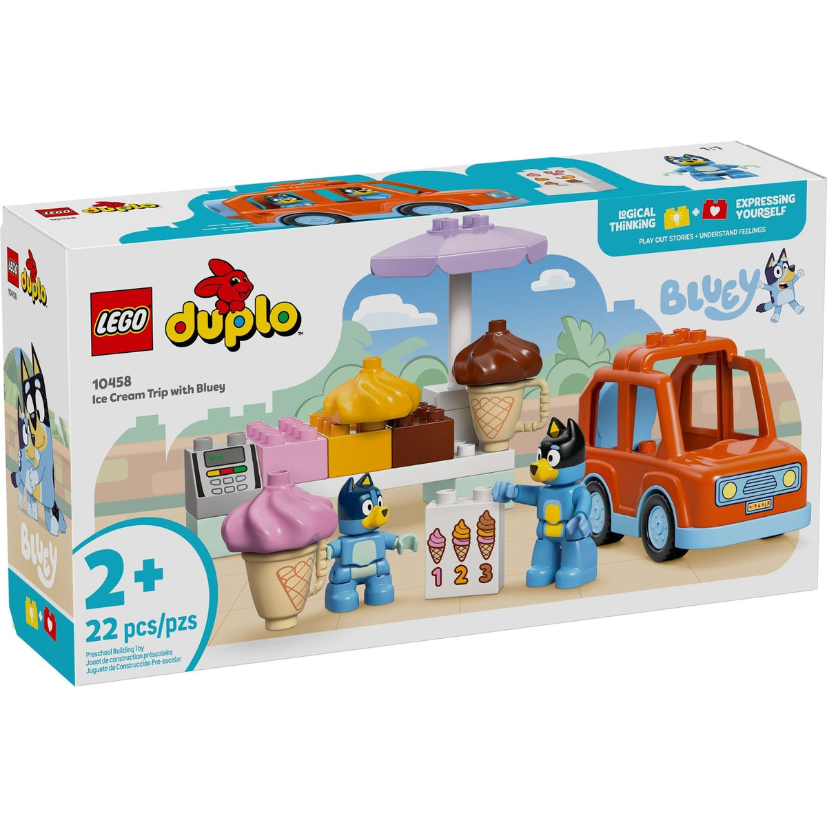 LEGO Duplo 10458 Ice Cream Trip with Bluey