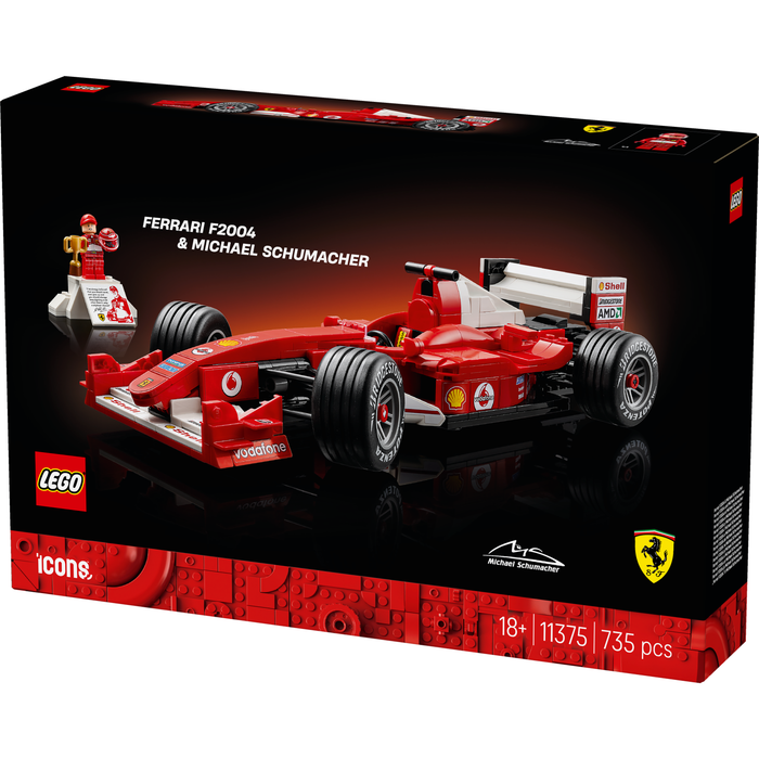 LEGO Icons Ferrari F2004 & Michael Schumacher | Set 11375