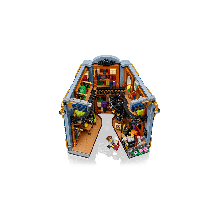 LEGO Icons 11379 Bookshop: Book Nook book nook partly opened