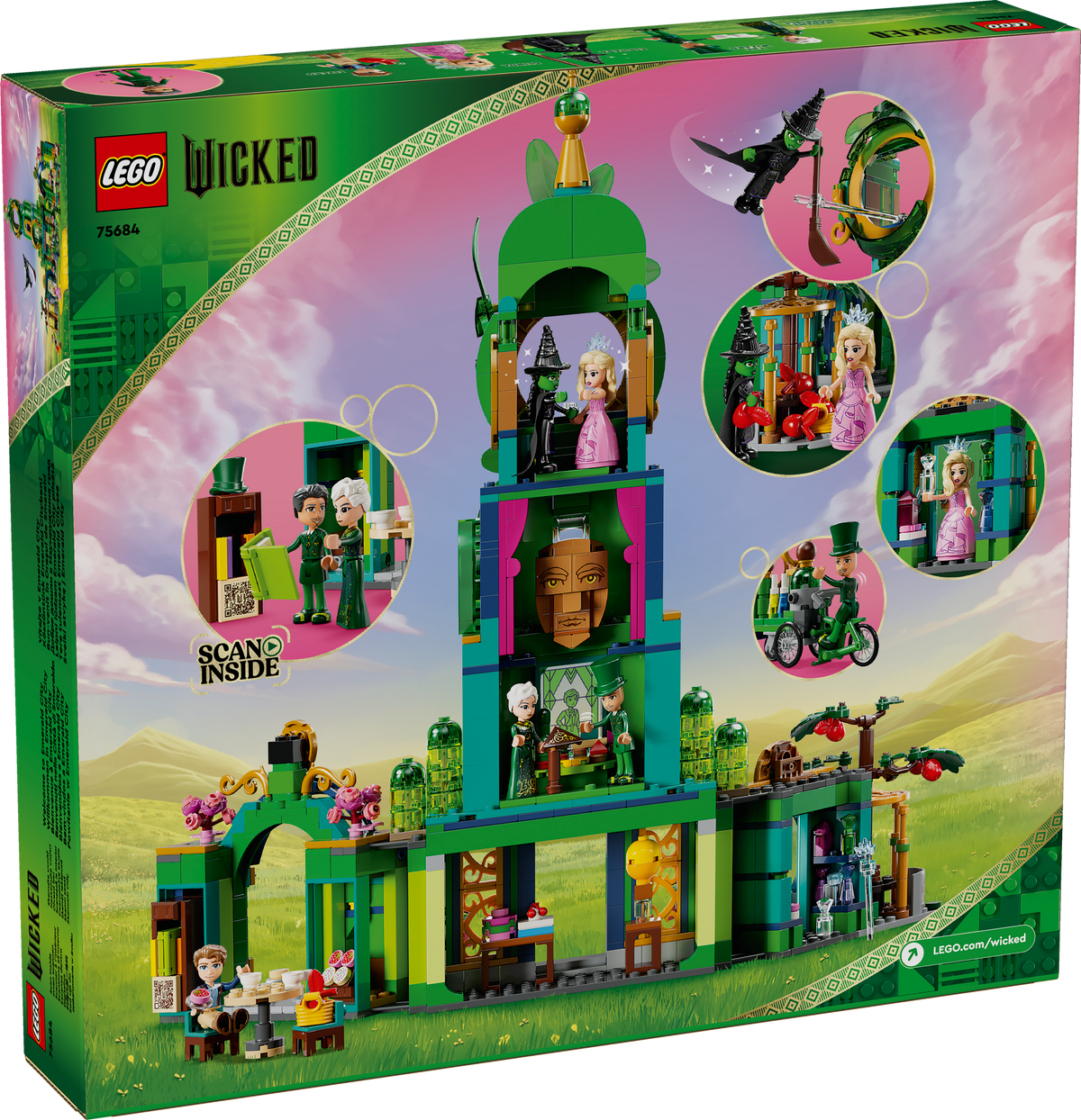 LEGO Welcome to Emerald City 75684 | Wicked Movie Exclusive Set