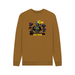 Brown Hat Man - Exclusively Designed Organic Cotton Men's Sweatshirt