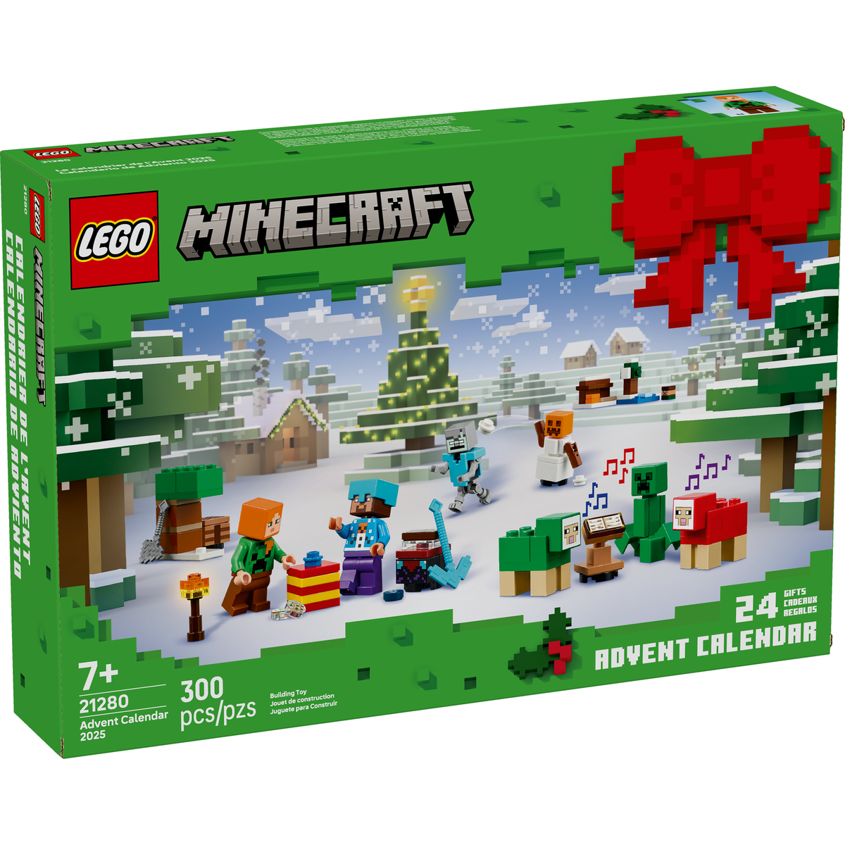 LEGO Minecraft 21280 Advent Calendar 2025 box front