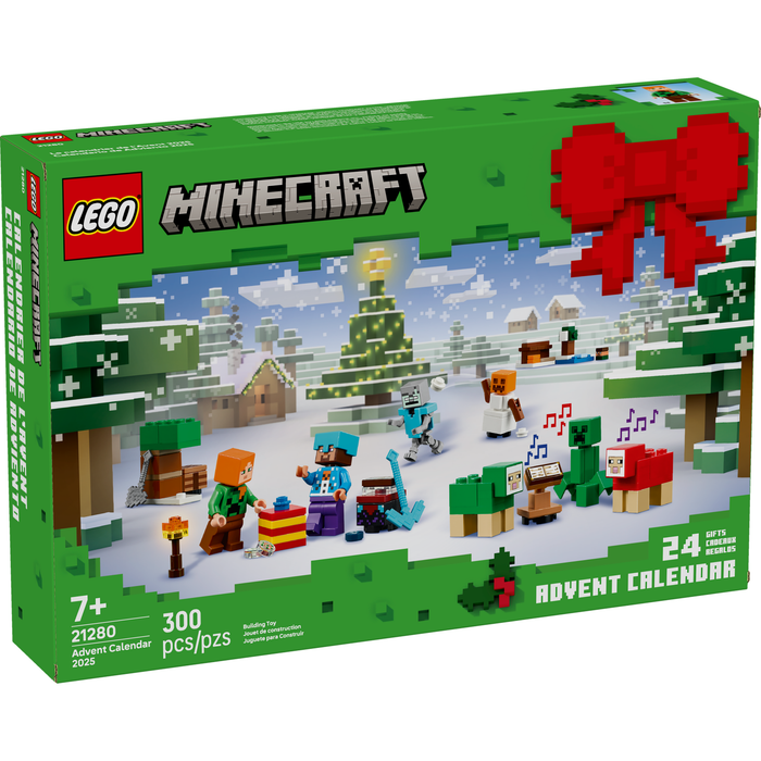 LEGO Minecraft 21280 Advent Calendar 2025 box front