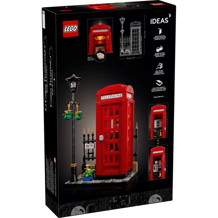 LEGO Ideas 21347 Red London Telephone Box