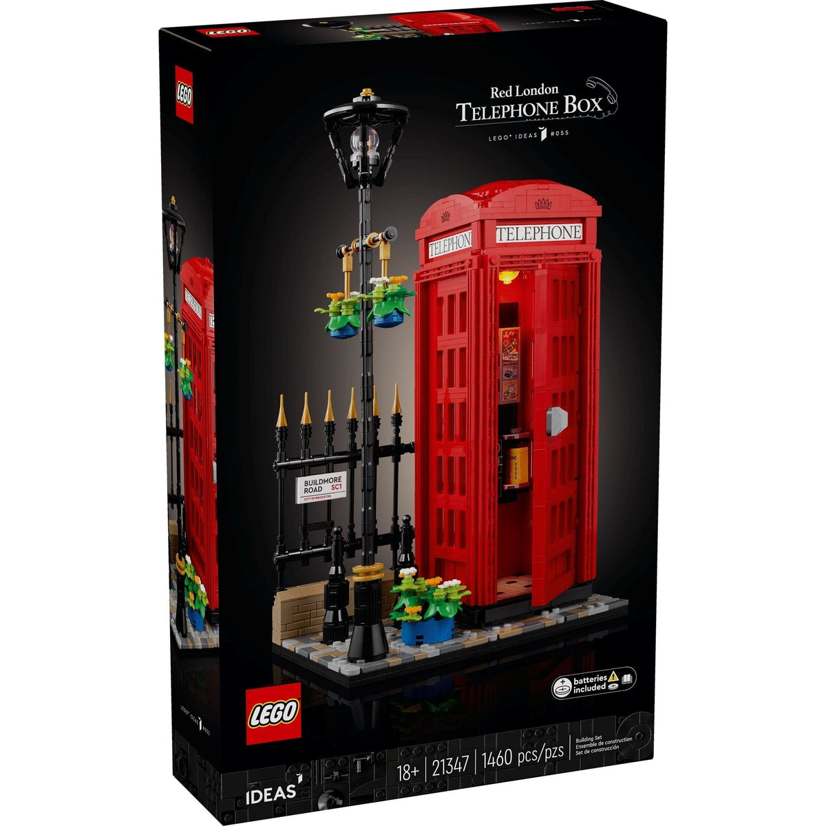 LEGO Ideas 21347 Red London Telephone Box — Brick-a-brac-uk