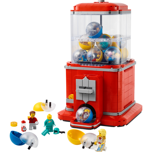 LEGO Ideas 21358 Minifigure Vending Machine built model with minifigure capsules