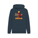 Navy Iron Man Hoodie - Iron Man doing the Ironing