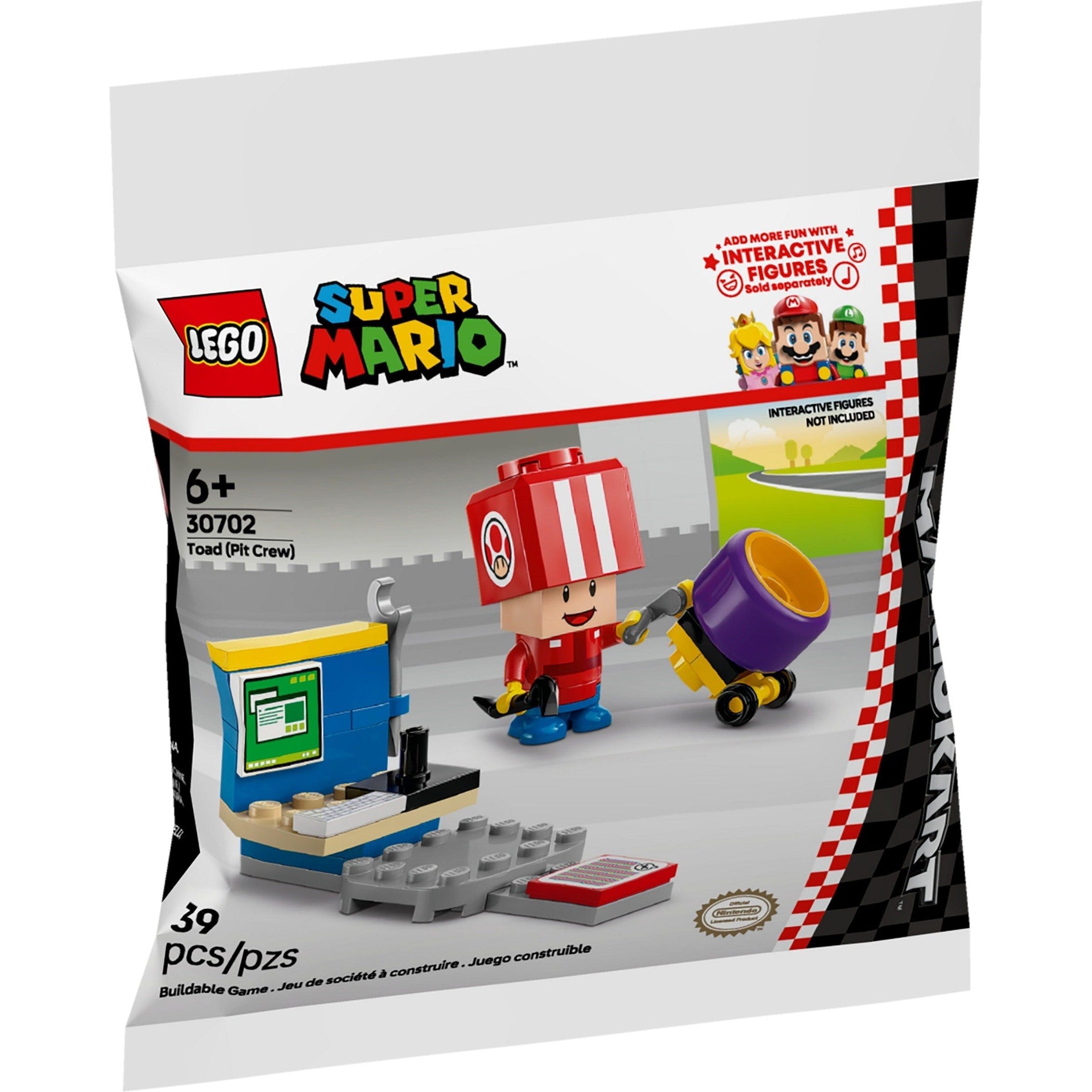 LEGO Super Mario 30702 Toad (Pit Crew) Recruitment Bag — Brickabrac