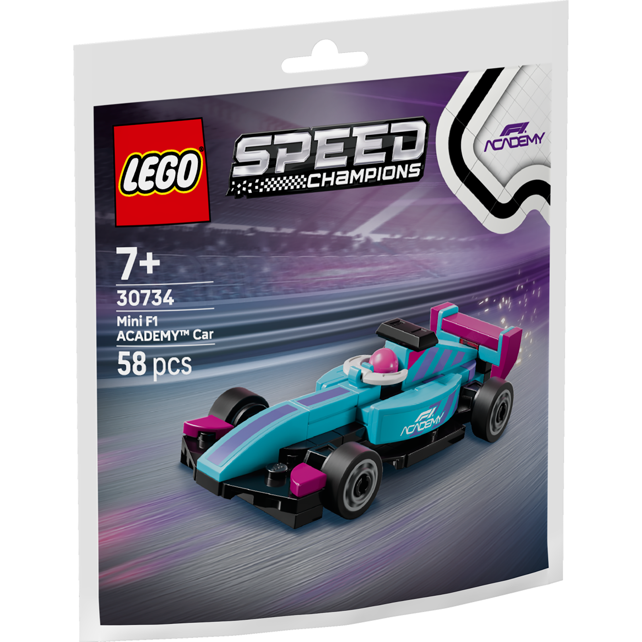 LEGO Speed Champions 30734 Mini F1 ACADEMY™ Car Recruitment Bag ...