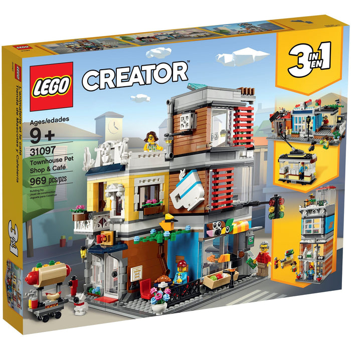 LEGO Creator 31097 Townhouse Pet Shop & Café box front