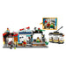 LEGO Creator 31097 Townhouse Pet Shop & Café alternative build: market street with tram
