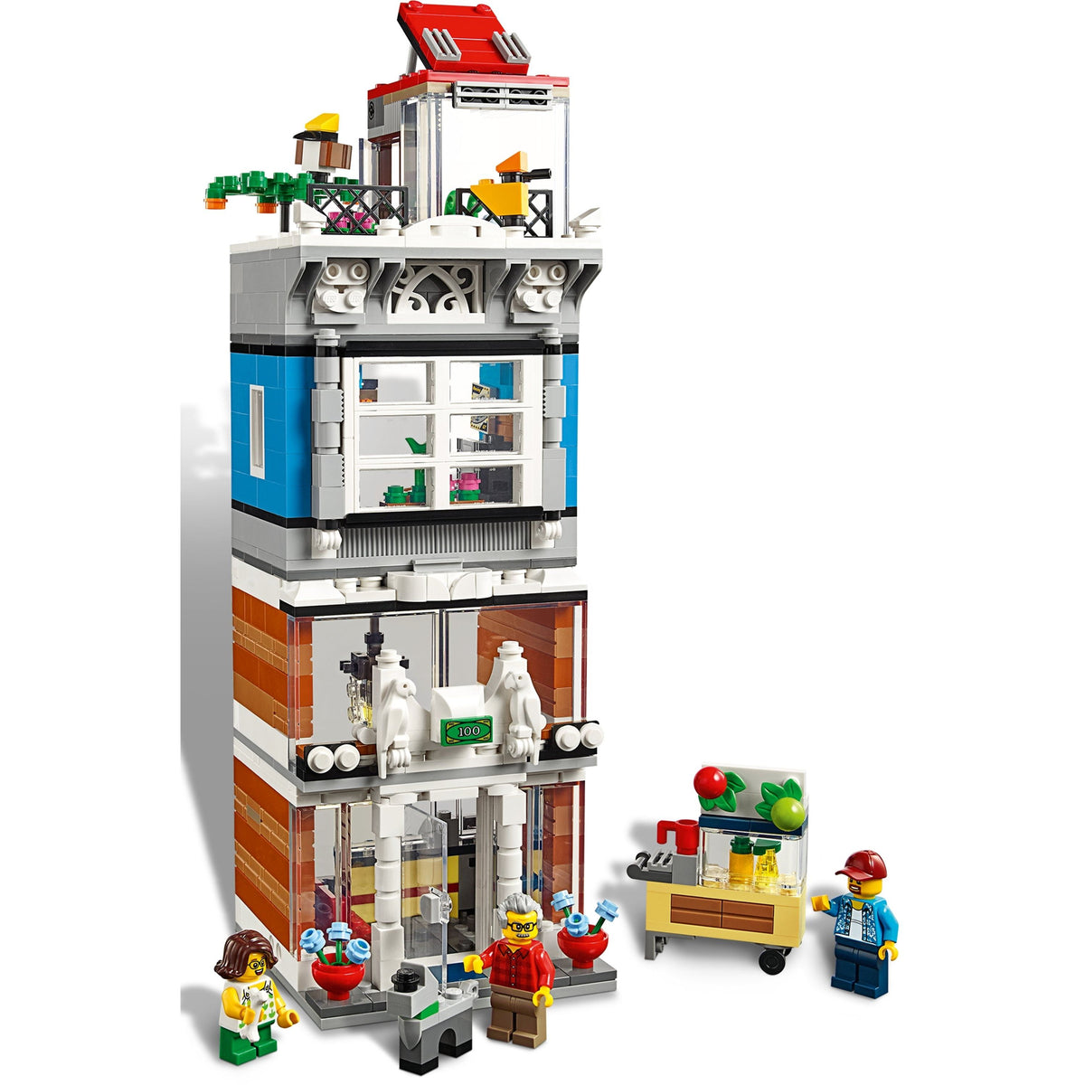 LEGO Creator 31097 Townhouse Pet Shop & Café alternative build: bank