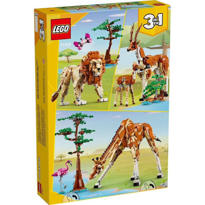 LEGO Creator 3-in-1 31150 Wild Safari Animals