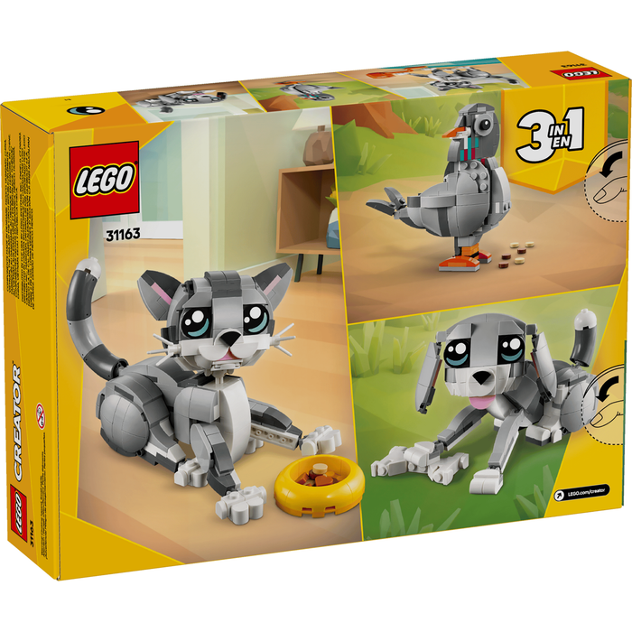 LEGO Creator 31163 Playful Cat box back