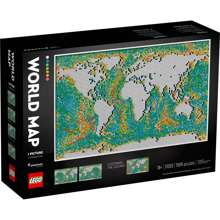 LEGO 31203 World Map - Largest LEGO Set Ever