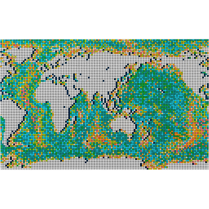 LEGO 31203 World Map - Largest LEGO Set Ever