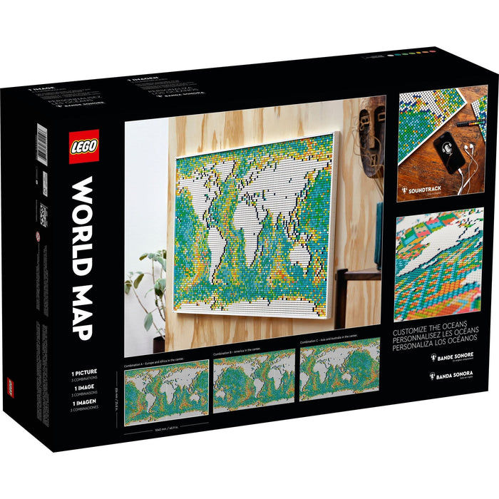 LEGO 31203 World Map - Largest LEGO Set Ever