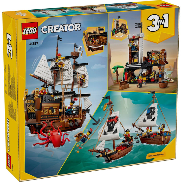 LEGO Creator 3 in 1 31387 Iconic Pirate Ship