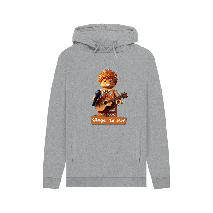 Light Heather Ginger 'Ed' Man - Organic Cotton Christmas Hoodie