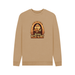 Sand Pizza The Hut - Exclusive Design Men's Organic Cotton Crew Neck Sweatshirt