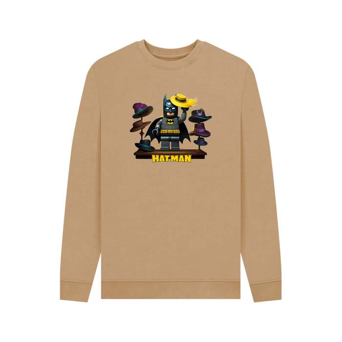 Sand Hat Man - Exclusively Designed Organic Cotton Men's Sweatshirt