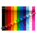 LEGO 40516 Everyone Is Awesome top-down view of the rainbow stripes