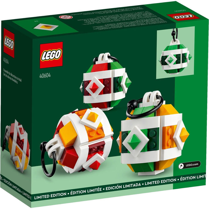 LEGO Limited Edition 40604 Christmas Bauble Decor Set