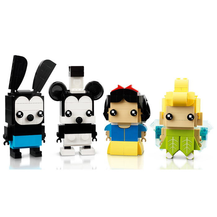 LEGO Brickheadz 40622 Disney 100th Celebration four BrickHeadz figures front view