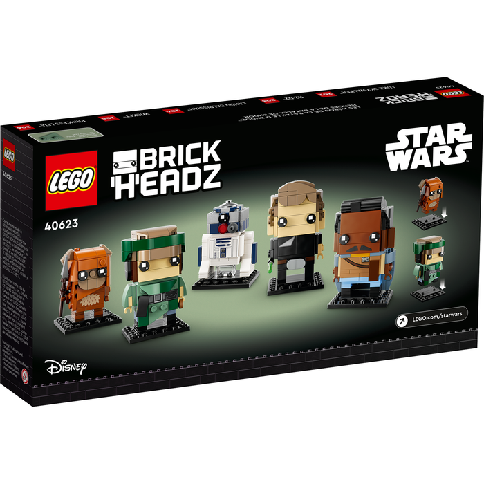 LEGO Brickheadz 40623 Battle of Endor Heroes box back