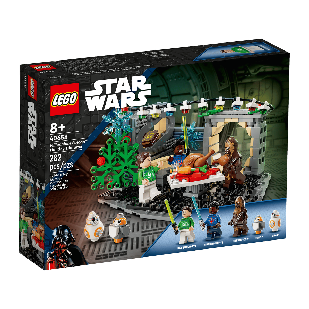 LEGO Star Wars 40658 Millennium Falcon Holiday Diorama box front