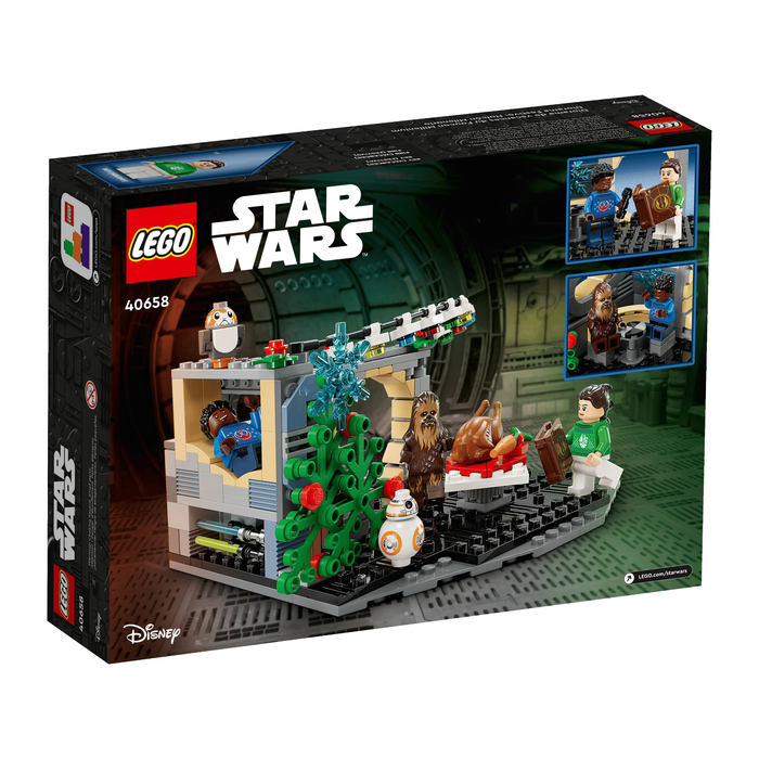 LEGO Star Wars 40658 Millennium Falcon Holiday Diorama box back