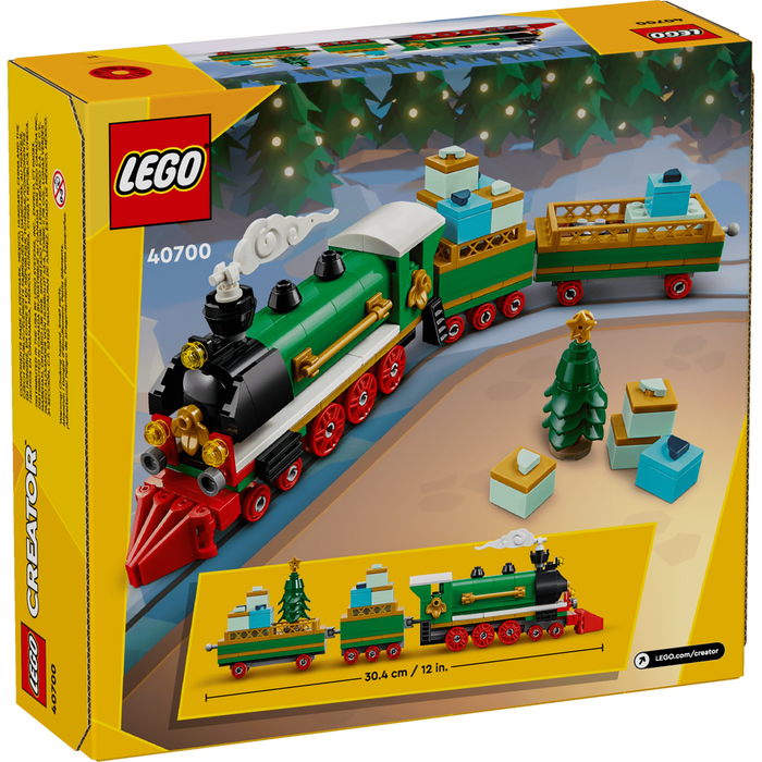 LEGO Creator 40700 Winter Holiday Train box back