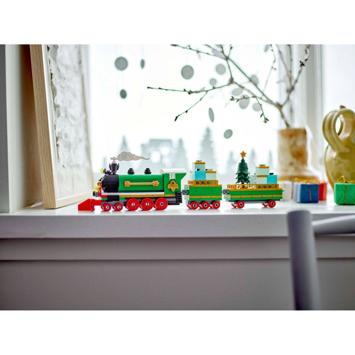 LEGO Creator 40700 Winter Holiday Train festive display