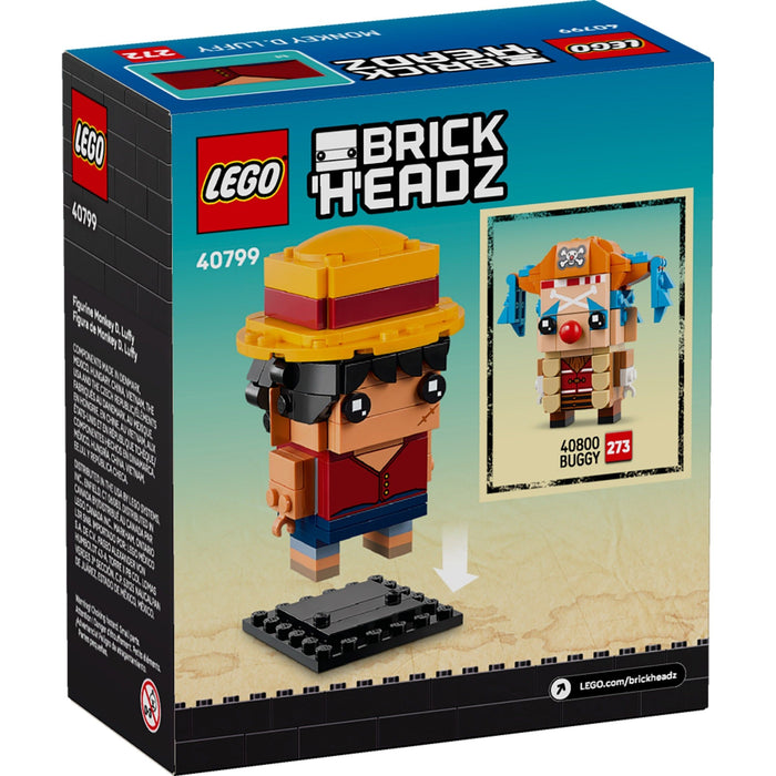 LEGO 40799 Monkey D. Luffy BrickHeadz | Retired One Piece Set