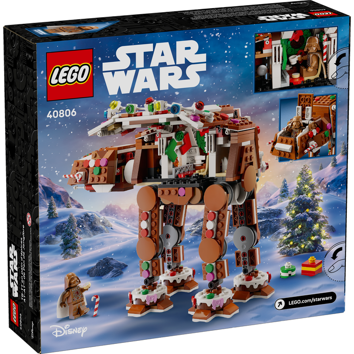 LEGO Star Wars 40806 Gingerbread AT-AT Walker box back