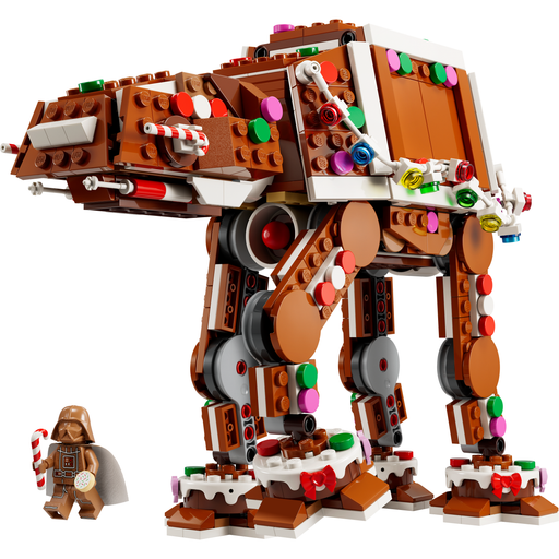 LEGO Star Wars 40806 Gingerbread AT-AT Walker built AT-AT with Gingerbread Darth Vader minifigure