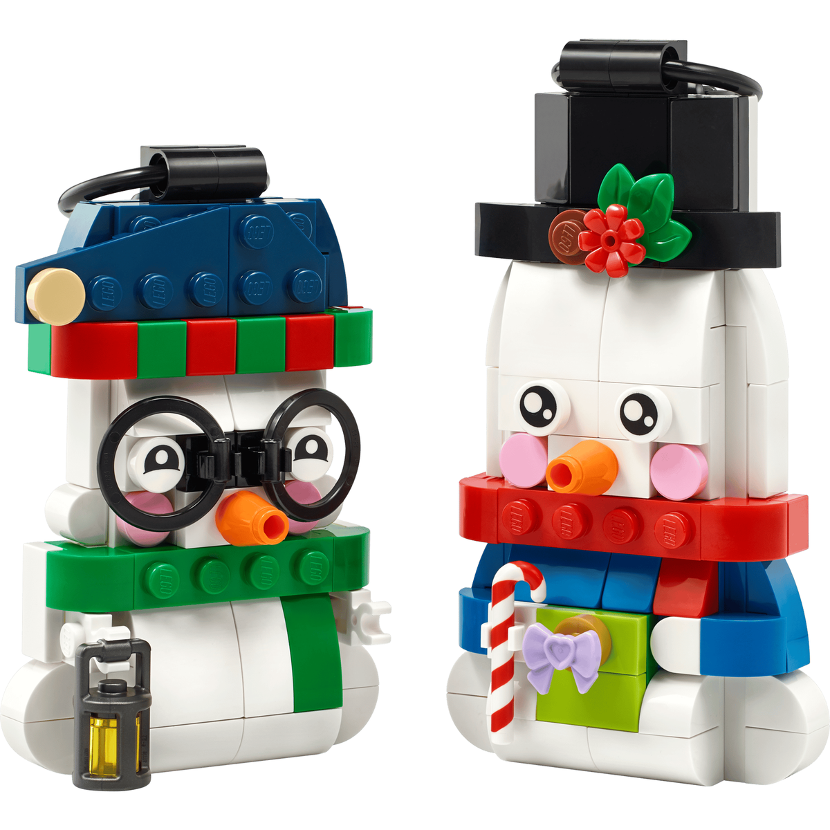 LEGO Seasonal 40812 Snowman Ornaments adult and child snowman ornaments