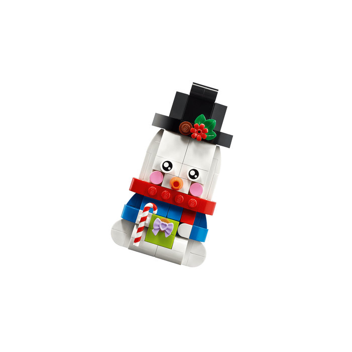 LEGO Seasonal 40812 Snowman Ornaments snowmen hanging as tree ornaments