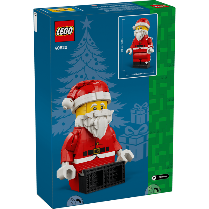 LEGO Seasonal 40820 Up-Scaled Santa Minifigure box back