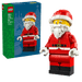 LEGO Seasonal 40820 Up-Scaled Santa Minifigure box front with the built Santa