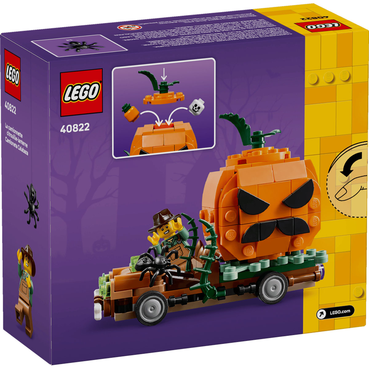 LEGO Seasonal 40822 Jack-O'-Lantern Pickup Truck box back
