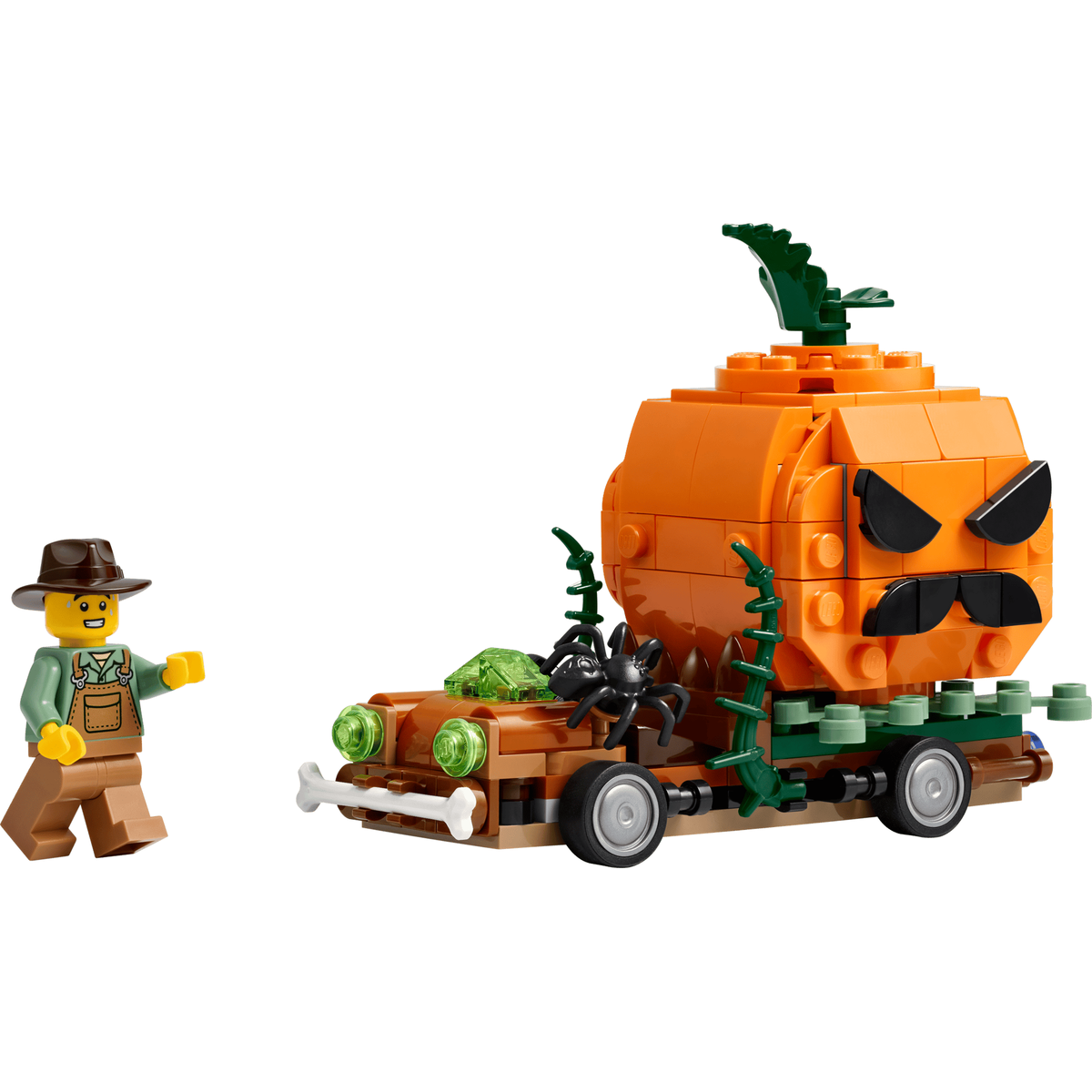 LEGO Seasonal 40822 Jack-O'-Lantern Pickup Truck pickup truck with jack-o'-lantern and farmer