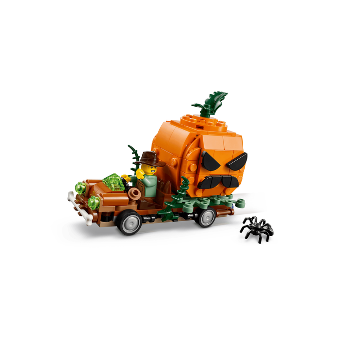 LEGO Seasonal 40822 Jack-O'-Lantern Pickup Truck pumpkin with opening top