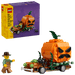 LEGO Seasonal 40822 Jack-O'-Lantern Pickup Truck box front with the built truck